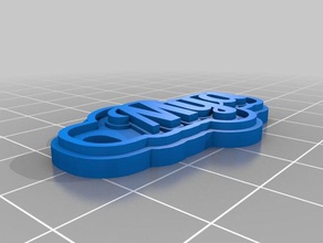mya Schlüsselanhänger angepasst 3d print model - Mito3D