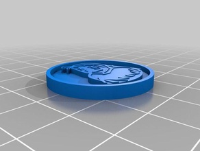 drizzit coin coins badges game token 3d print model - Mito3D