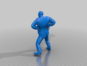 sexy pose male hq people 3d print model - Mito3D
