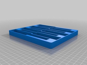 nut driver tray tool holders boxes 3d print model - Mito3D