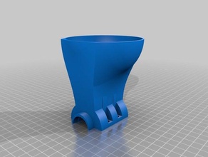 filastruder v2 horizontal hopper 3d printing pellet extruder 3d print model - Mito3D
