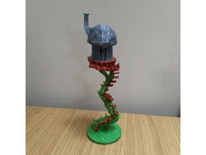 modular tree house dnd toy game accessories boardgame boardgames miniature fantasy hut miniatures organic tabletop gaming terrain wargame wargaming witch 3d print model - Mito3D