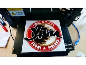 uralroikka logo des signes logos 3d print model - Mito3D