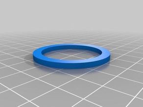 uszczelka rury 39x31x2mm gasket replacement parts pipe 3d print model - Mito3D