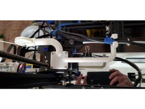 filament guide bowdencable support 3d printer parts 3d print model - Mito3D