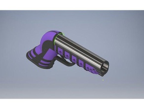 estranho arma feita arte 3d print model - Mito3D