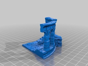 las antiguas ruinas de piedra división juegos y juguetes 3d print model - Mito3D