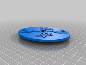 les colibris ovale 3d l'impression 3d print model - Mito3D