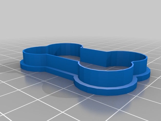 bone cookiecutter household cookie cutter 3D print model - Mito3D