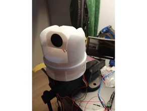 pan tilt telecamera la robotica di montaggio videocamera servo passo-passo 3d print model - Mito3D