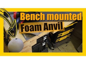 bench mounted foam anvil costume cosplay eva 3d print model - Mito3D