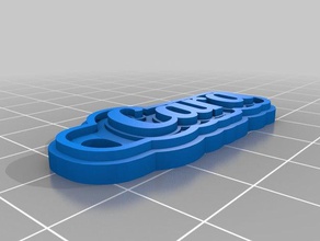 cara keychain keychains customized 3d print model - Mito3D