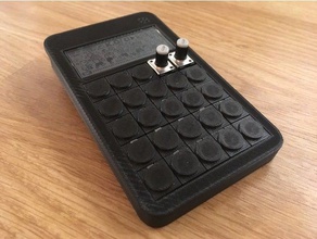 pocket operator case op-1 style keypad synth synthesizer teenage engineering 3d print model - Mito3D