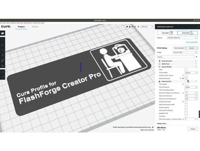 cura profil flashforge creator pro 3d l'impression 3d print model - Mito3D