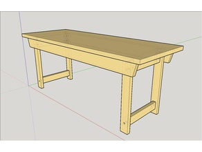 workbench minature 116th scale toy game accessories minatures model workshop 3d print model - Mito3D