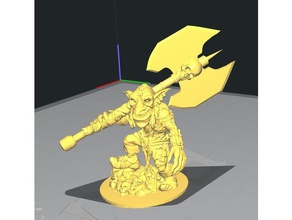 goblin verdugo v20 juegos no molestar warhammer 3d print model - Mito3D