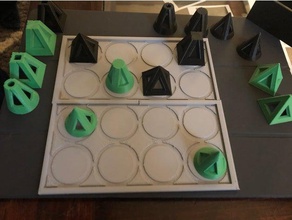 quarto box board games quattro 3d print model - Mito3D