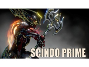 warframe scindo prime axe props fantasy 3d print model - Mito3D