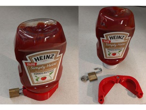 ketchup keeper kitchen dining 3d print model - Mito3D