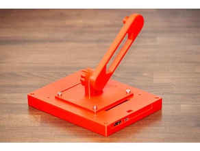lcd vesa mount articulating arm computer 7inch hdmi eyewink waveshare 5 inch 7 3d print model - Mito3D