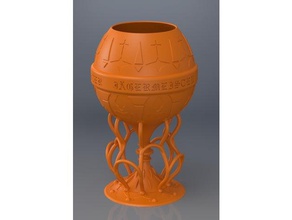 jagermeister chalise food drink bowl chalice cup goblet grail prusa i3 mk3 test print vessel 3d print model - Mito3D