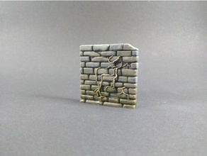 wall stand descent journeys dark 2ed boardgame toy accessories boardgames 2nd edition dungeon scenery terrain 3d print model - Mito3D