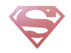 logo de superman 3d l'impression 3d print model - Mito3D