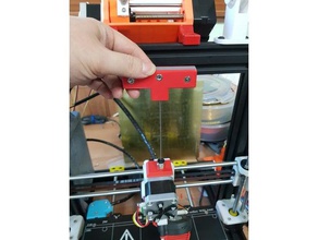 extruder filament elimination pin handle 15mm 3d printer accessories 3d print model - Mito3D