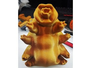 less support tardigrade art 3d print model - Mito3D