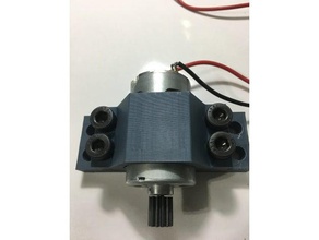 motor dc braçadeira do suporte de montagem 3d impressão 3d print model - Mito3D