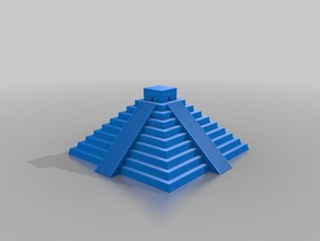 maya pyramide 3d impresión 3d print model - Mito3D