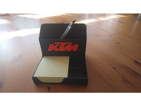 Schreibtisch-organizer ktm-logo Organisation 3d print model - Mito3D