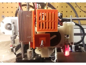 anet a8 fan mod laser mount 3d printer parts 3d print model - Mito3D