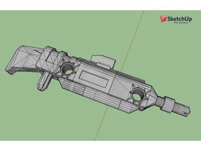 bionicle gun construction toys custom lego compatible technic 3d print model - Mito3D