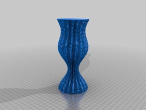 geo granny vase decor customized 3d print model - Mito3D