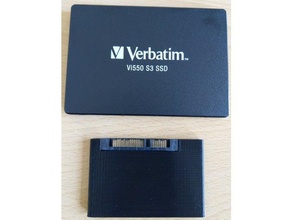 pequeño disco duro ssd caso equipo 128gb festplatte gehaeuse el pie de la letra verbatim vi550 s3 3d print model - Mito3D