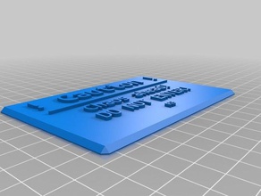 my customized label office 3d print model - Mito3D