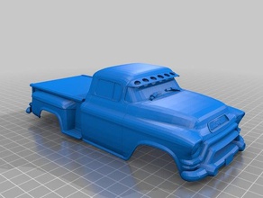xmods gmc blue chip pick-up rc veículos bluechip o corpo rastreador de recebimento carro caminhão shell 3d print model - Mito3D