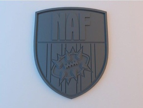 bb naf badge toy game accessories blood bowl bloodbowl fantasy football tabletop wargaming warhammer 3d print model - Mito3D