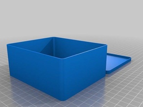 caja simple 120-100-50 de la herramienta los titulares cuadros personalizado 3d print model - Mito3D