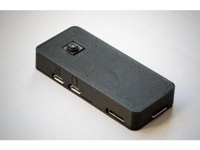 raspberry pi zero camera case computer enclosure snapfit 3d print model - Mito3D