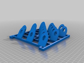 suporte frag diy aquário recife 3d print model - Mito3D