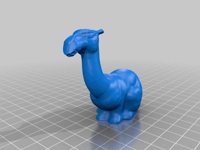rabemel animais camelo fusão coelho 3d print model - Mito3D
