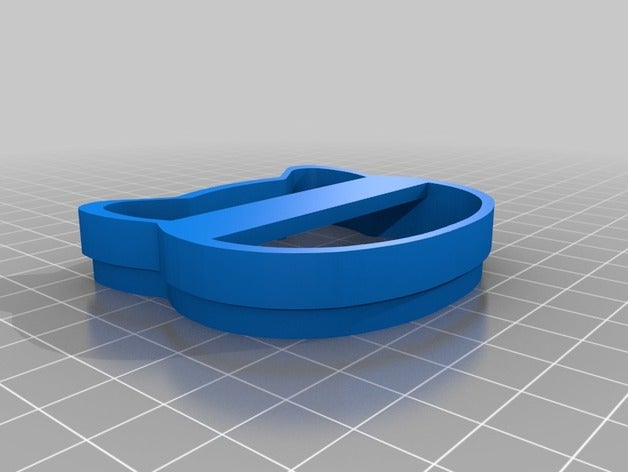 kedi kafas eklinde kurabiye kalb de alimentos beber 3D print model - Mito3D
