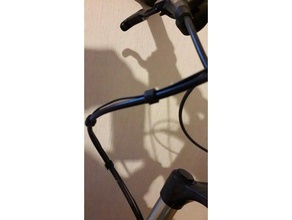 zaczep przewodu licznika rowerowego sport outdoors bike brake cable holder counter 3d print model - Mito3D