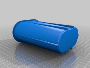 porte-crayon ovale drop-in organisation 3d print model - Mito3D