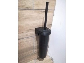 support fixing toilet brush svartsj&oumln ikea bathroom 3d print model - Mito3D