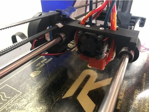robo 3d r1+ bowden carriage printer parts 3d print model - Mito3D
