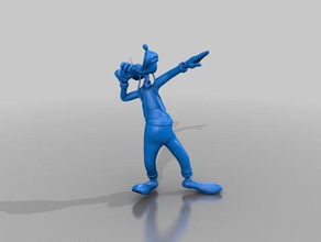 goofy pose hq los animales 3d print model - Mito3D
