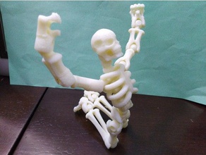 esqueleto tinkercad interativo arte 3d print model - Mito3D